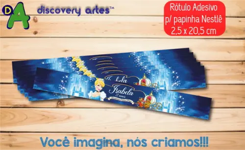 Rótulo Adesivo Papinha Cinderela