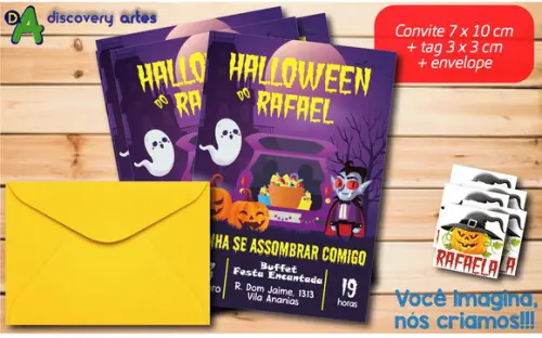 Convite Festa Halloween