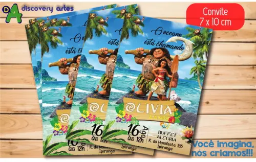 Convite Moana