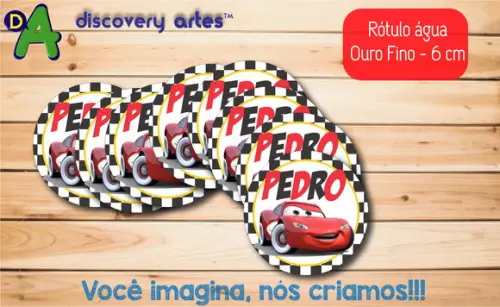 Rótulo Adesivo Água Ouro Fino Carros