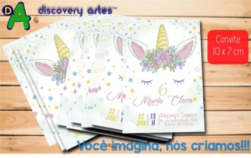 Convite Unicornio