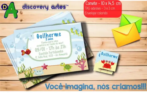 Convite Fundo do Mar