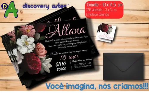 Convite c/ Rosas