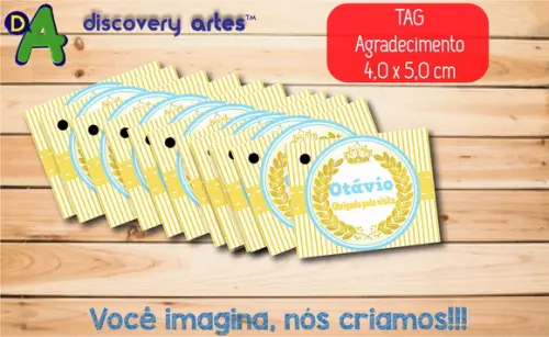 Tag Agradecimento Coroa