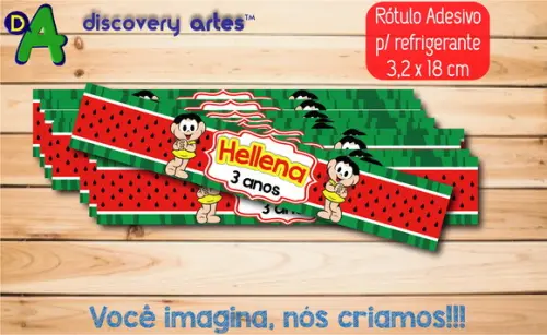 Rótulo Adesivo Refrigerante Magali