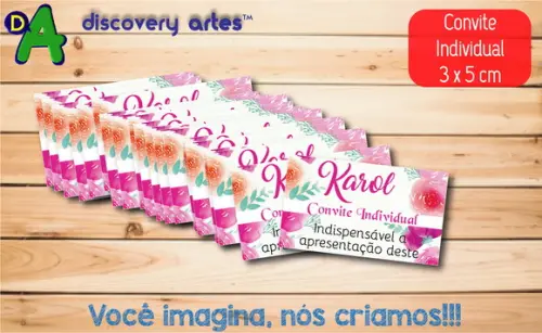 Convite Individual 15 Anos