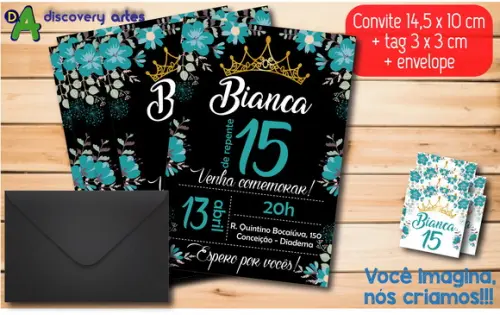 Convite Aniversário 15 Anos