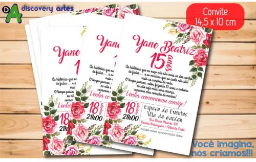 Convite Aniversário 15 Anos