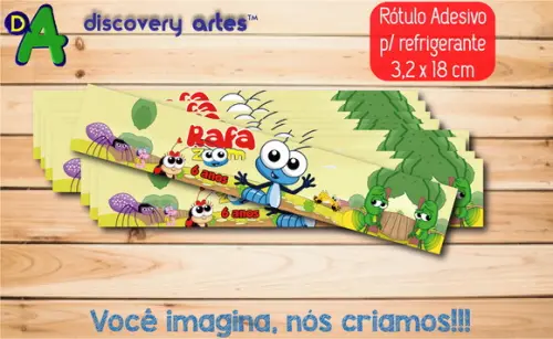 Rótulo Adesivo Refrigerante Bob Zoom