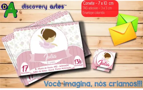 Convite Bailarina