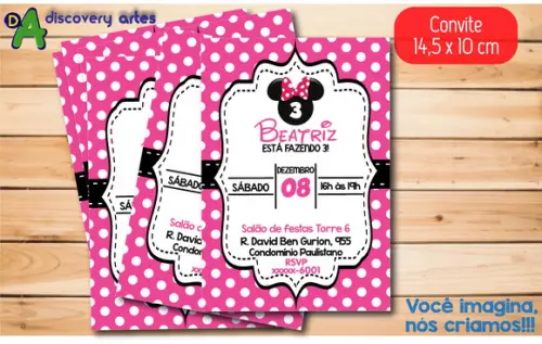 Convite Minnie
