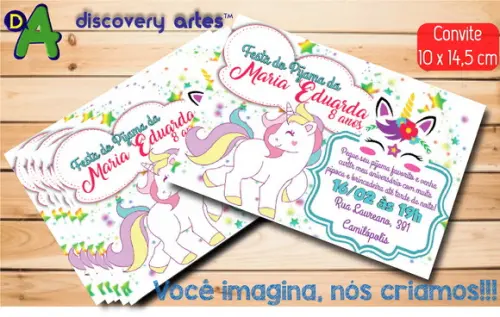 Convite Unicornio