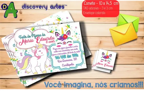 Convite Unicornio