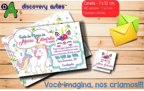 Convite Unicornio