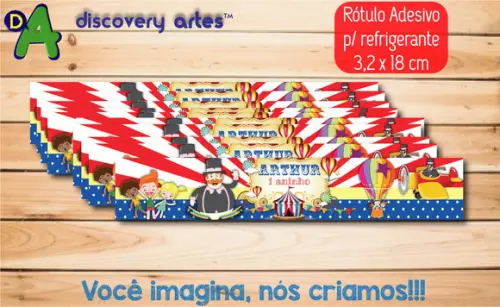 Rótulo Adesivo Refrigerante Mundo Bita