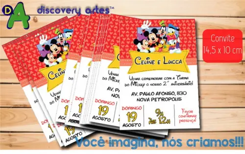 Convite Mickey