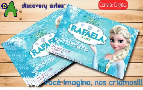 Convite Digital Frozen
