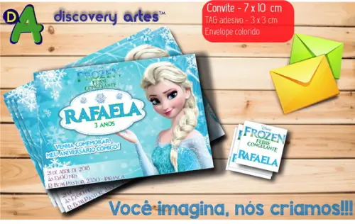 Convite Frozen