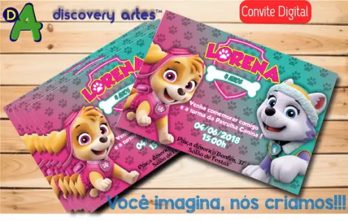 Convite Digital Patrulha Canina