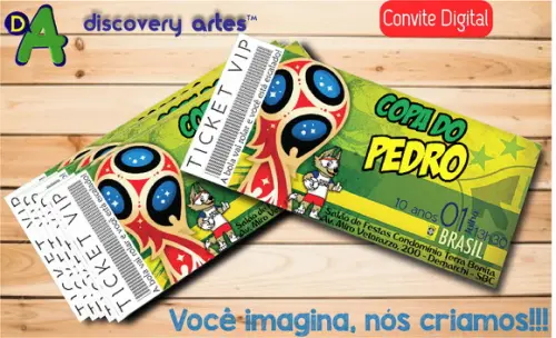 Convite Ingresso Digital Futebol