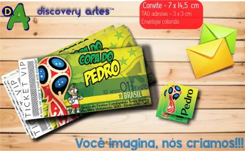 Convite Ingresso Futebol