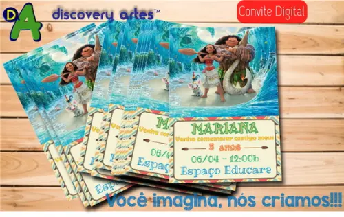 Convite Digital Moana