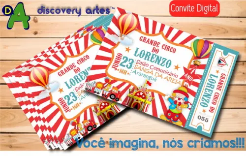 Convite Digital Circo