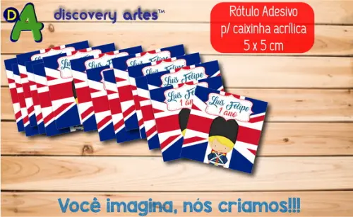 Rótulo Adesivo Caixinha Soldadinho