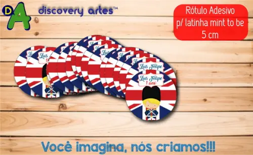 Rótulo Adesivo Latinha Soldadinho
