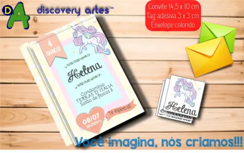 Convite Unicornio