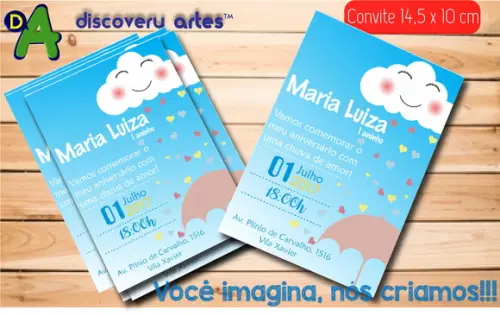 Convite Chuva de Amor