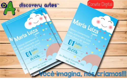 Convite Digital Chuva de Amor