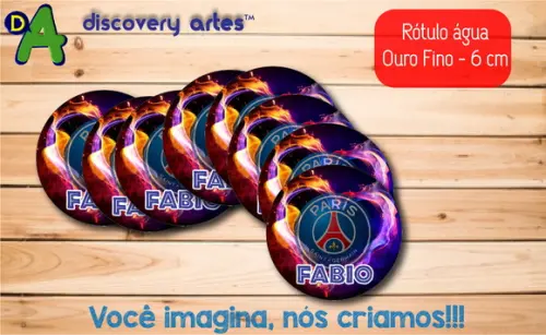 Rótulo Adesivo Água Ouro Fino Psg