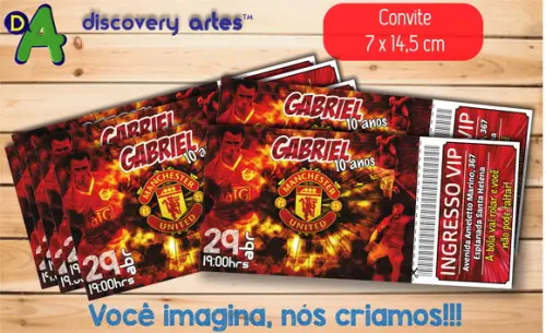 Convite Ingresso Manchester