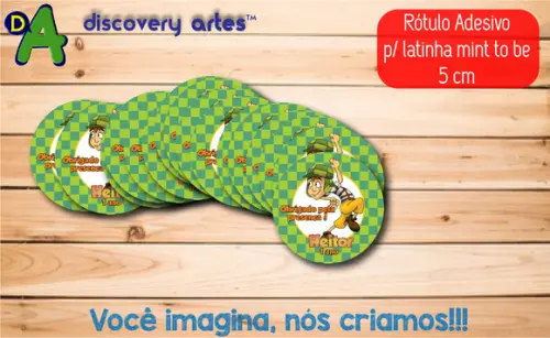 Rótulo Adesivo Latinha Chaves