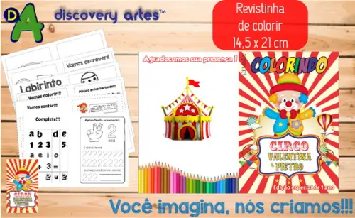 Revista de Colorir Circo