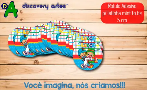 Rótulo Adesivo Latinha Patati Patata