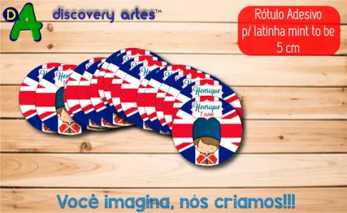 Rótulo Adesivo Latinha Soldadinho