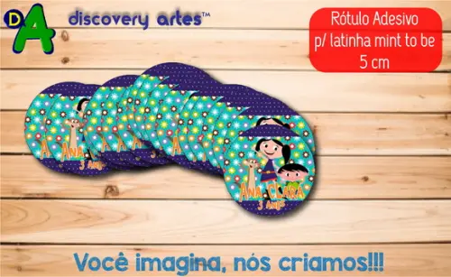Rótulo Adesivo Latinha Show da Luna