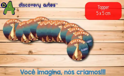 Topper Dinossauro