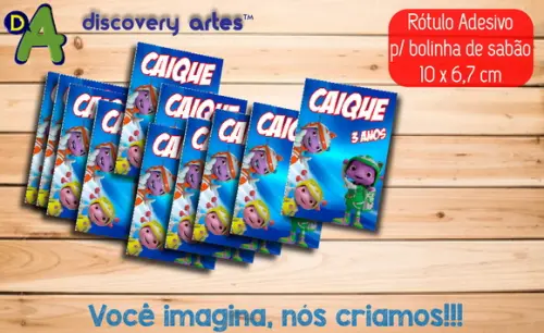 Rótulo Adesivo Bolinha de Sabão Floogals