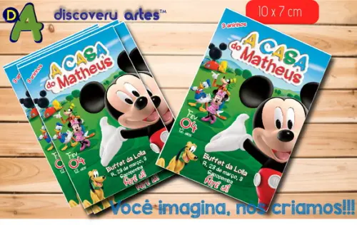 Convite Mickey