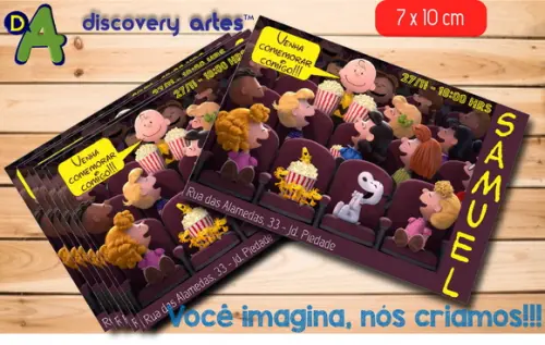 Convite Snoopy