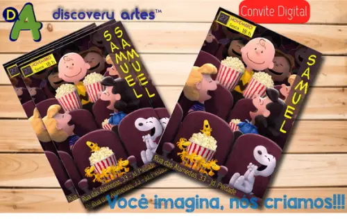 Convite Digital Snoopy
