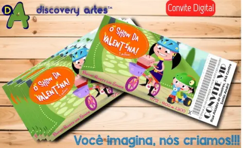 Convite Ingresso Show da Luna Digital
