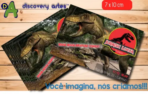 Convite Jurassic Park
