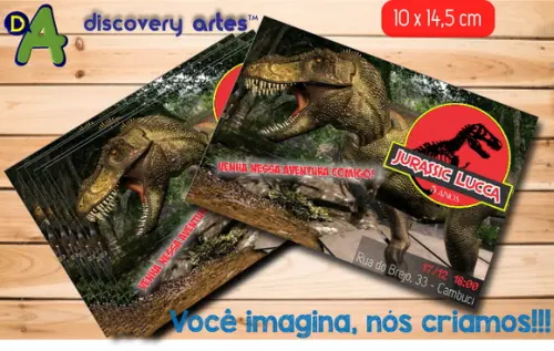 Convite Jurassic Park