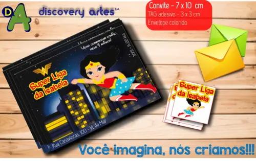 Convite Mulher Maravilha