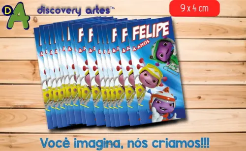 Rótulo Adesivo Tubete Floogals