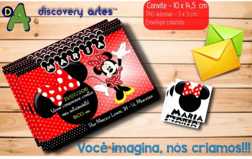 Convite Minnie